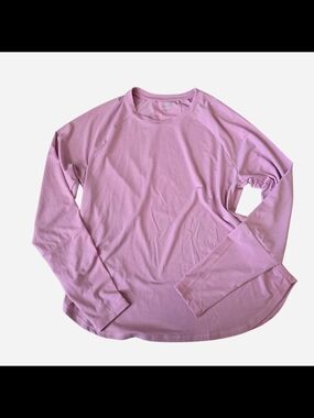 Avia Pink Crewneck Long Sleeve Tee